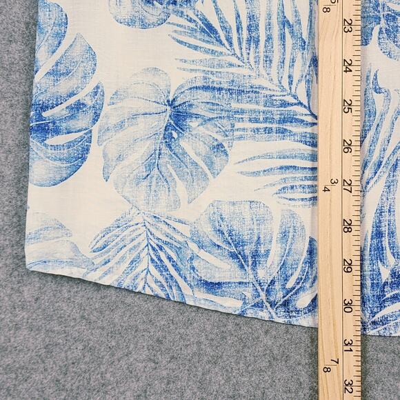 Jogal Men's Short Sleeve Shirt NEW Blue Tropical Button Up XL - Picture 7 of 11